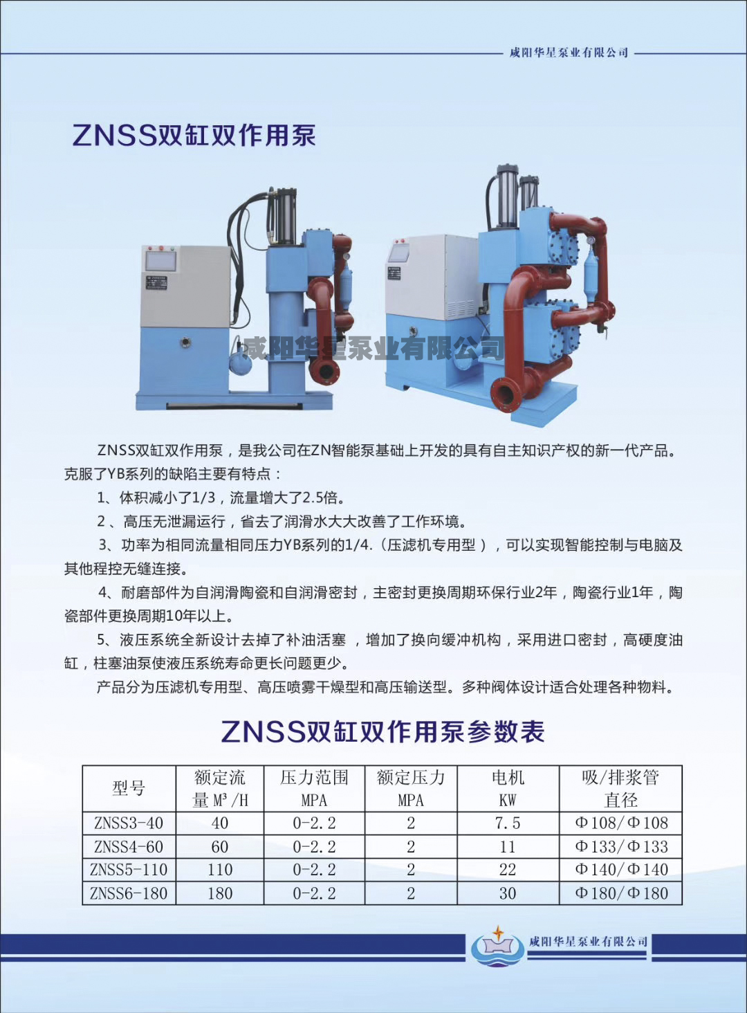 雙作用無(wú)卸漏節(jié)能新型壓濾機(jī)入料泵